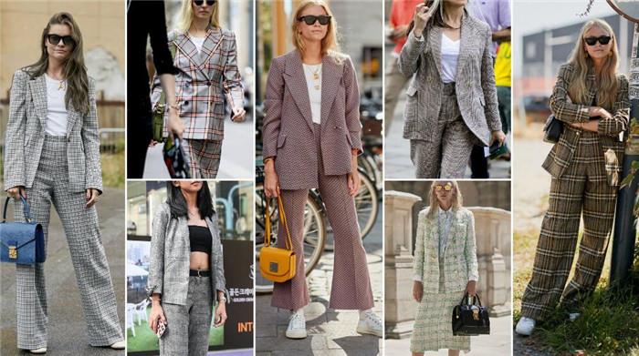 Karierter Anzug Plaid suit