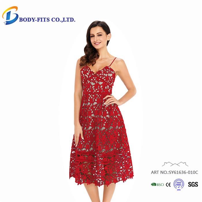 Red Lace Dress