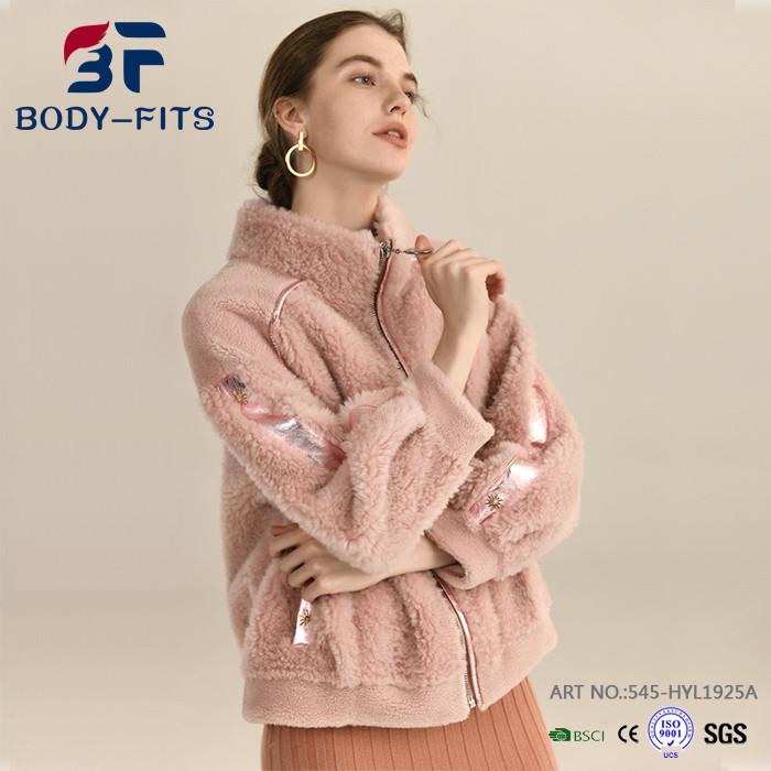 Schafe Shearling Pelz Wolle Jacke