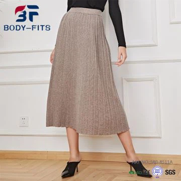 Plissee-Strick-Midirock