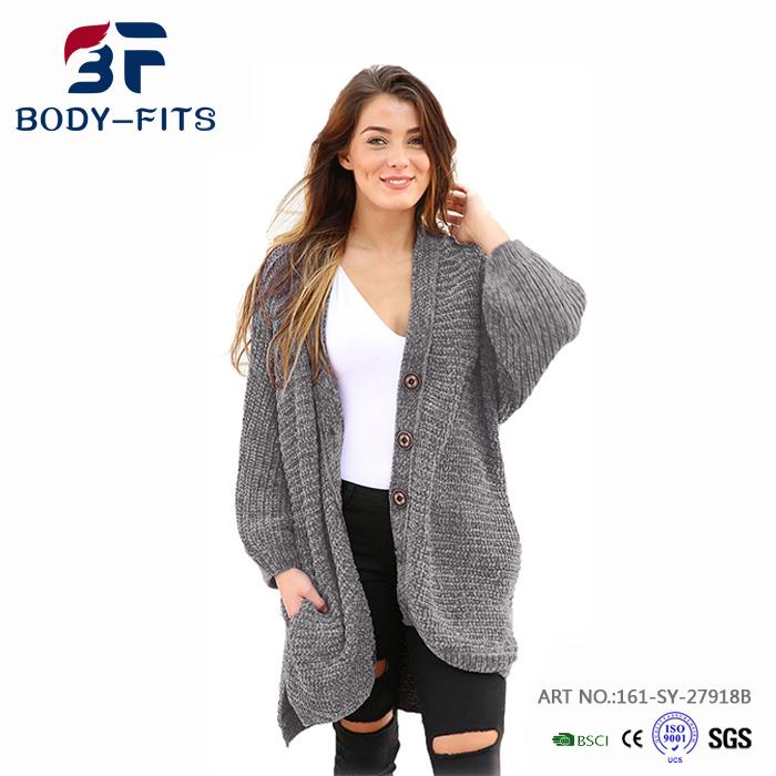 Sweater Coat Gray
